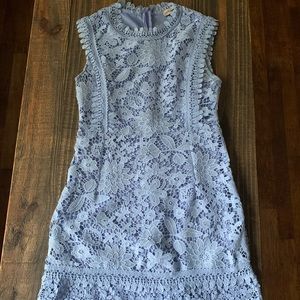 Periwinkle lace dress
